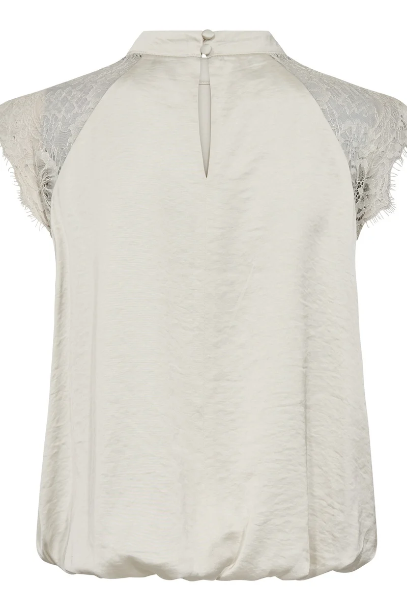 Idun Lace Ballon Top 45185 | Off white | Top fra Co'couture
