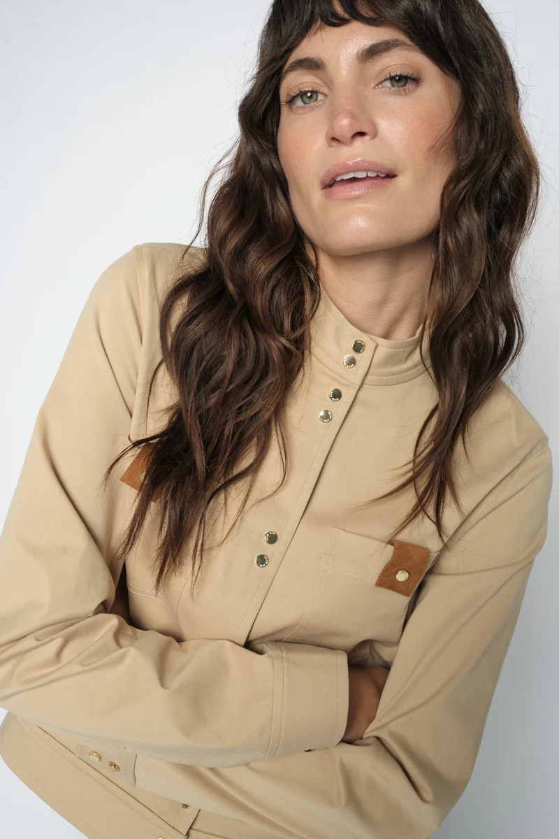 Briella Tenca Jacket | Sesame | Jakke fra Mos Mosh