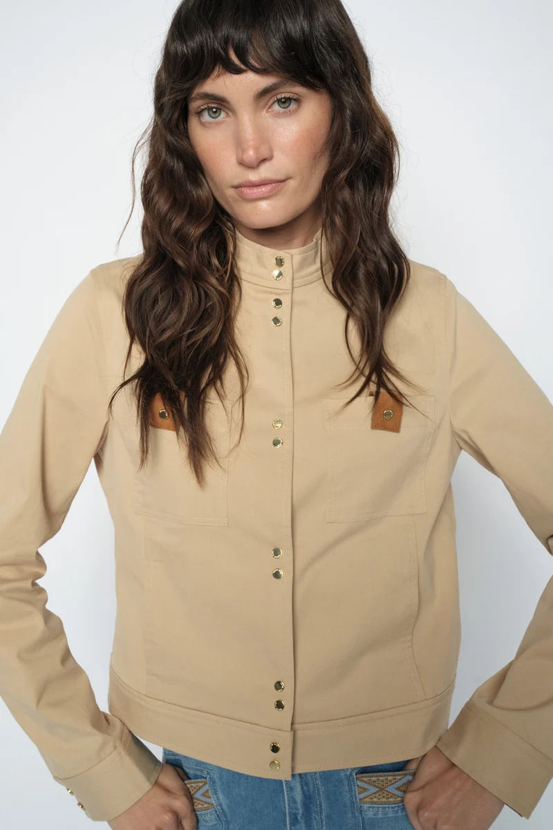 Briella Tenca Jacket | Sesame | Jakke fra Mos Mosh