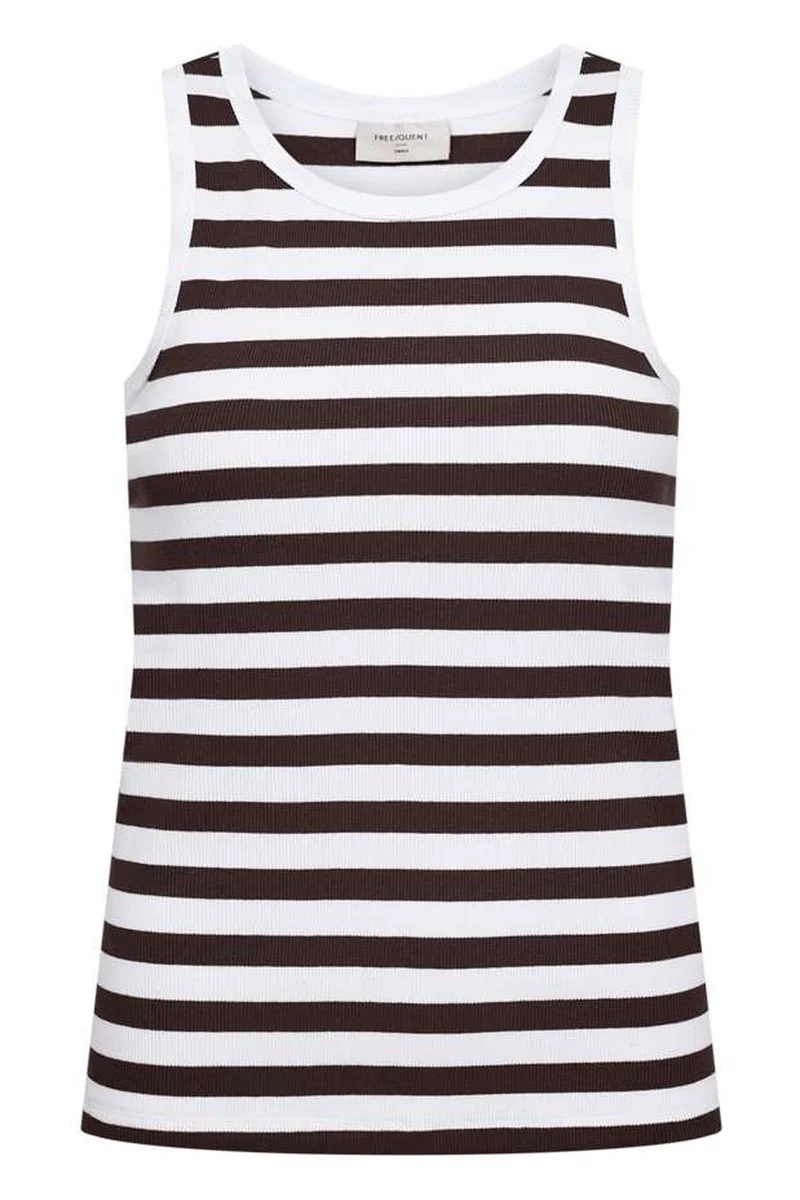 Effy Top 203813 | Brilliant White W. Coffee Bean | Top fra Freequent