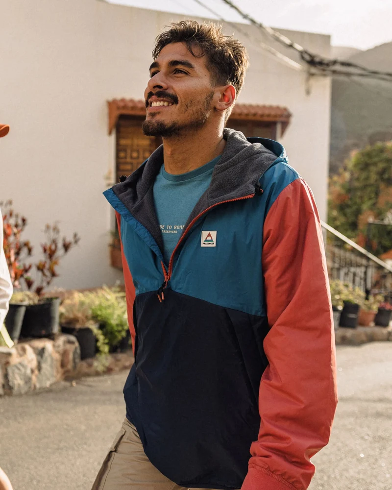 Dusk Isolierte Anorak - Stahlblau