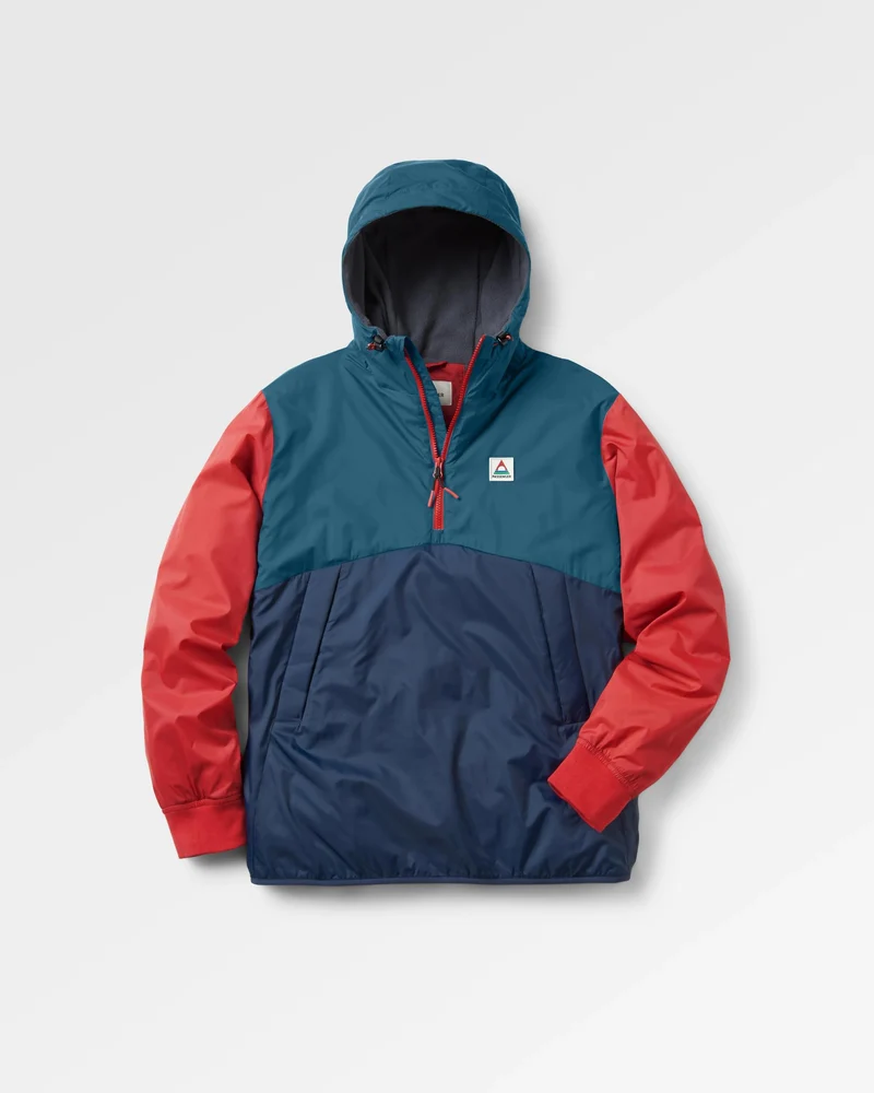 Dusk Isolierte Anorak - Stahlblau