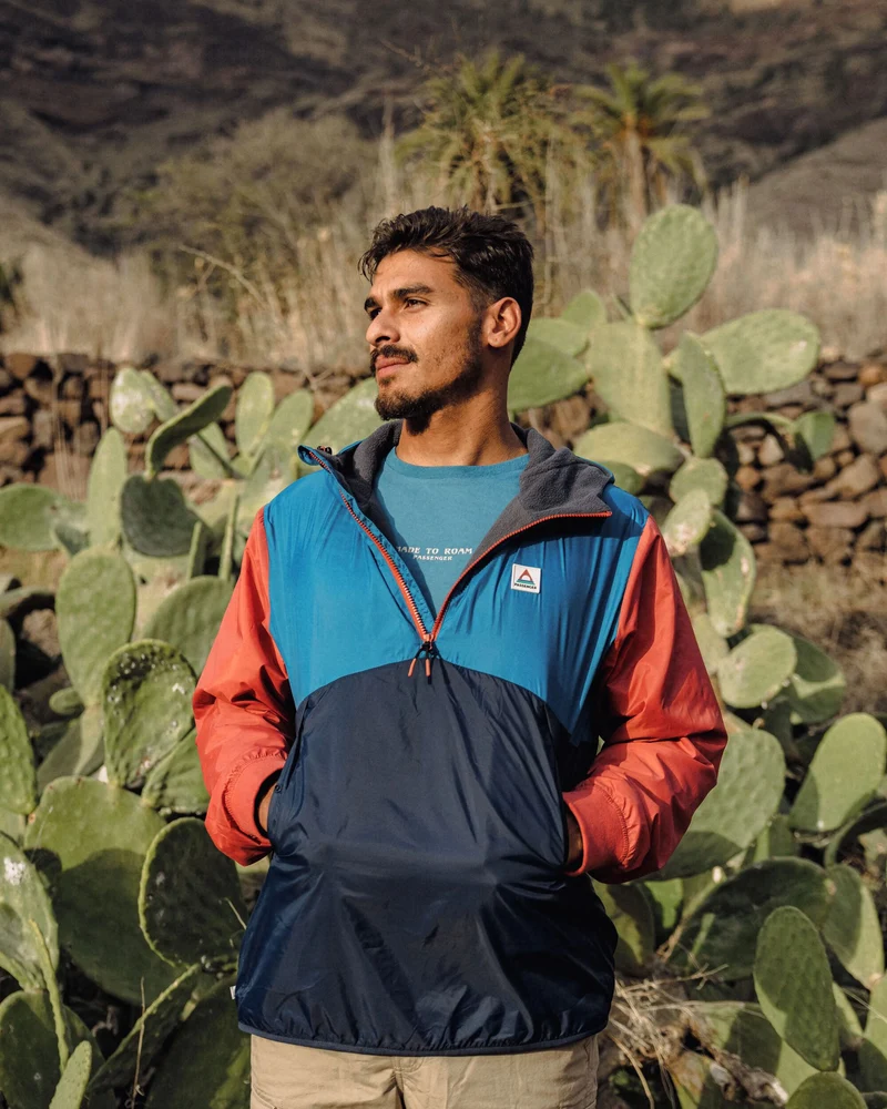 Dusk Isolierte Anorak - Stahlblau