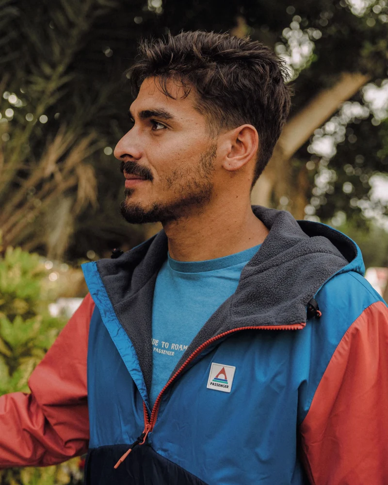 Dusk Isolierte Anorak - Stahlblau