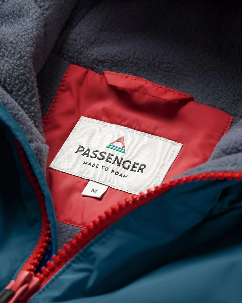 Dusk Isolierte Anorak - Stahlblau