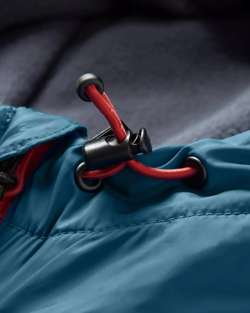 Dusk Isolierte Anorak - Stahlblau