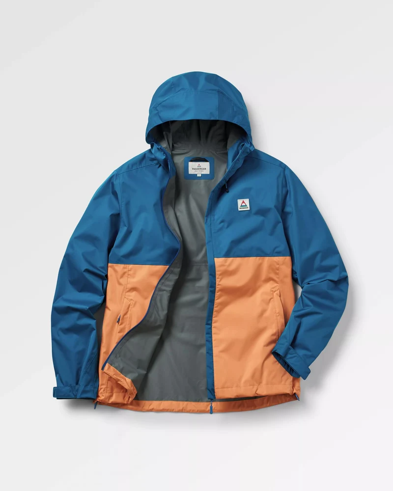 Season Wasserabweisende Jacke - Corsair Blau/ Aprikose