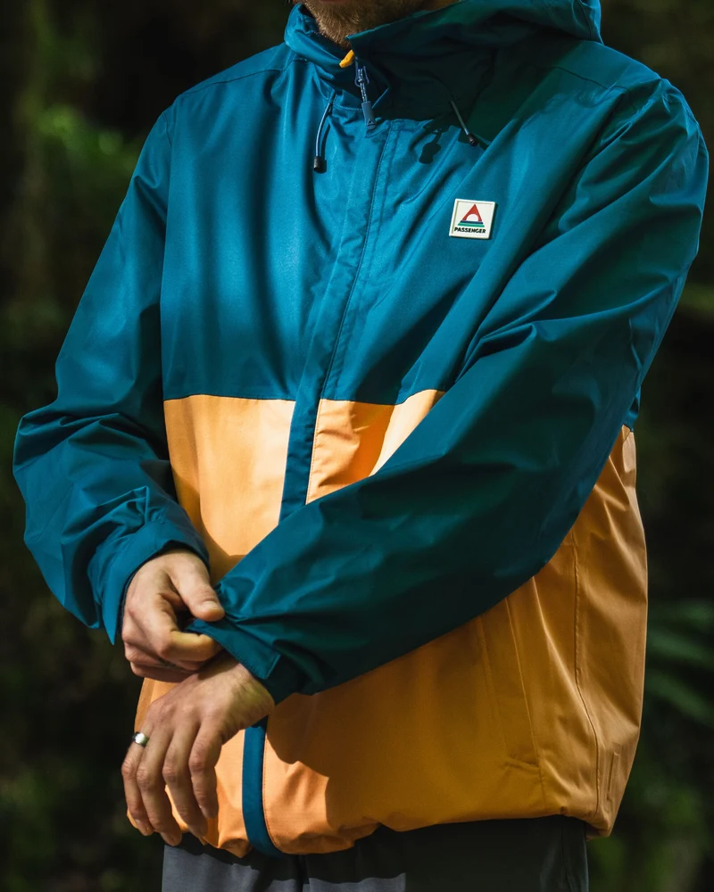 Season Wasserabweisende Jacke - Corsair Blau/ Aprikose