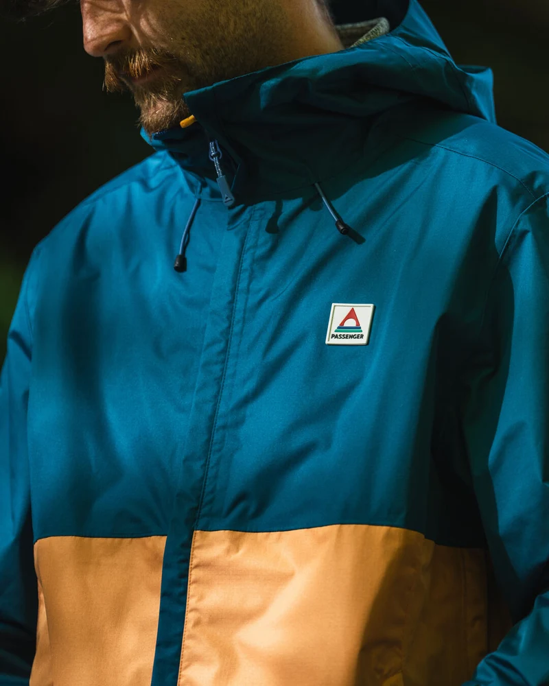 Season Wasserabweisende Jacke - Corsair Blau/ Aprikose