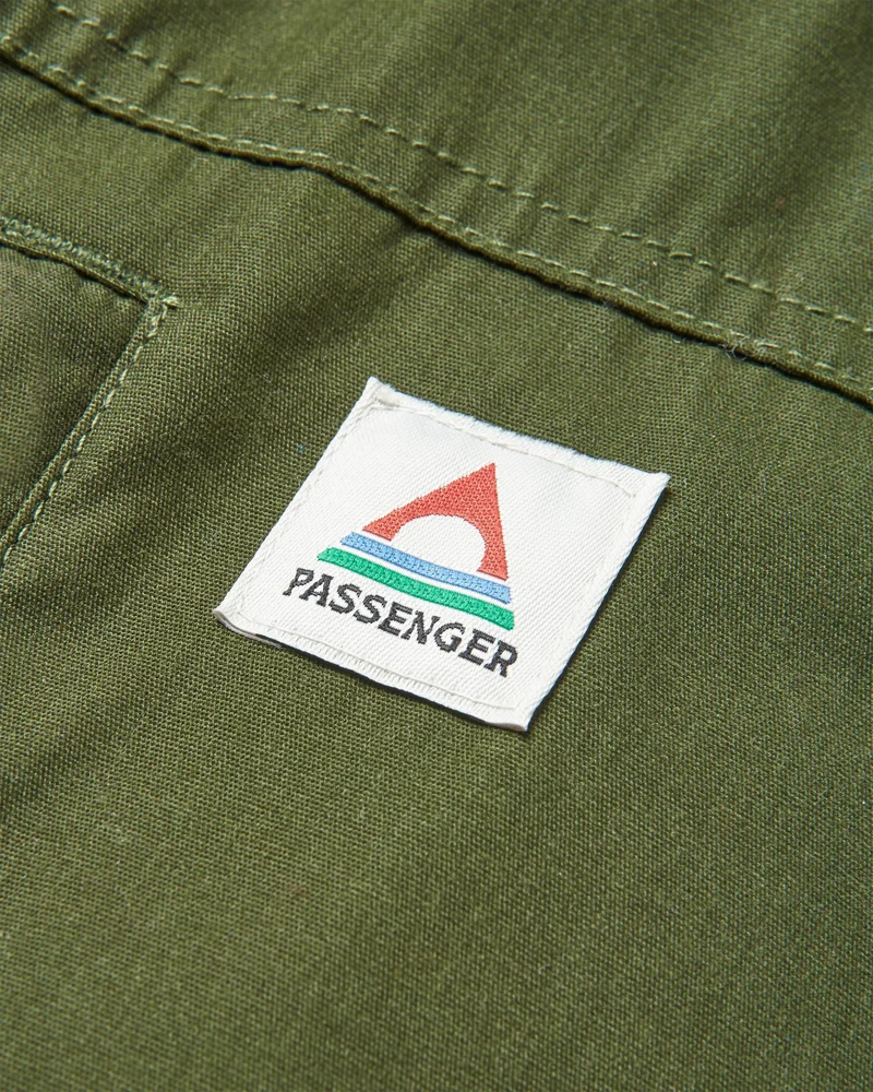 Discover Sherpa Lined Jacket - Tannengrün