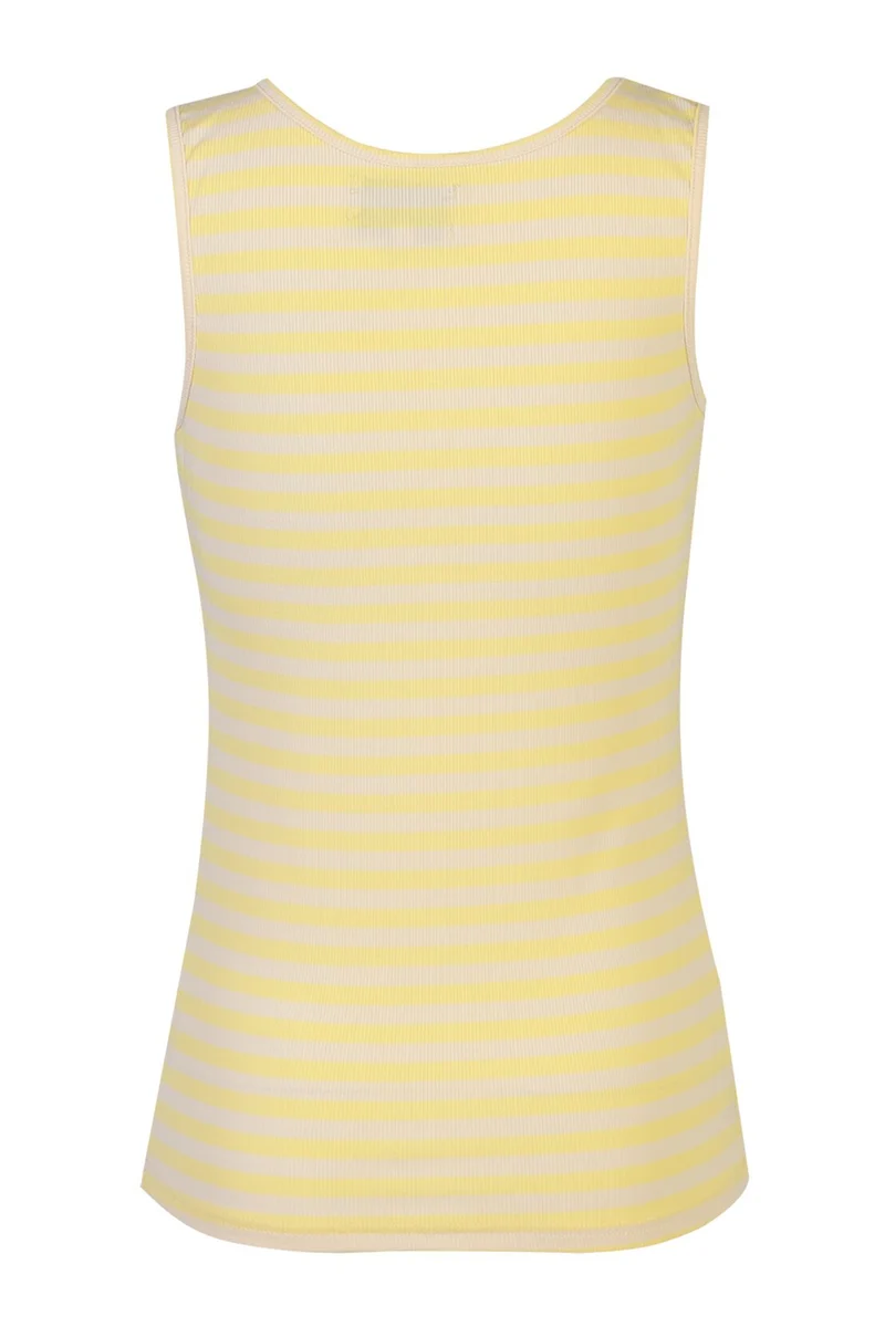 Natalia Tank Top | Yellow Creme Stripe