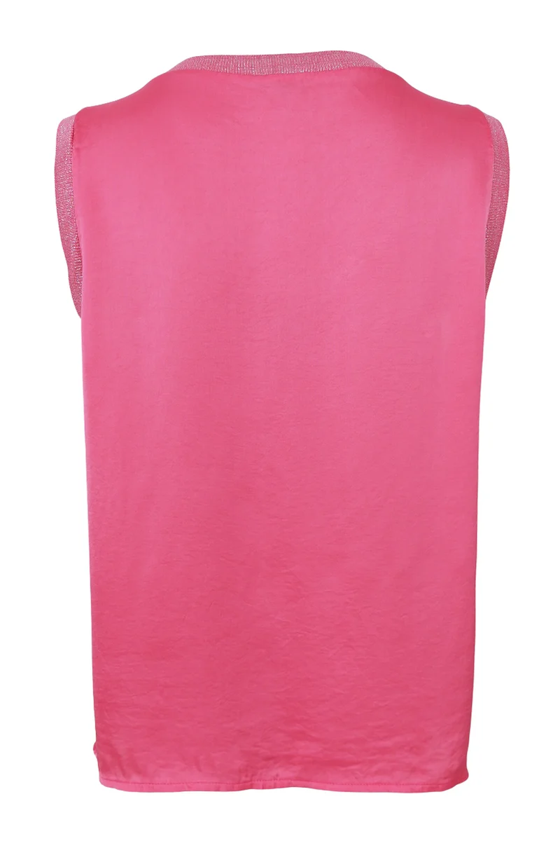 Mabel Top | Warm Pink | Top fra Black Colour