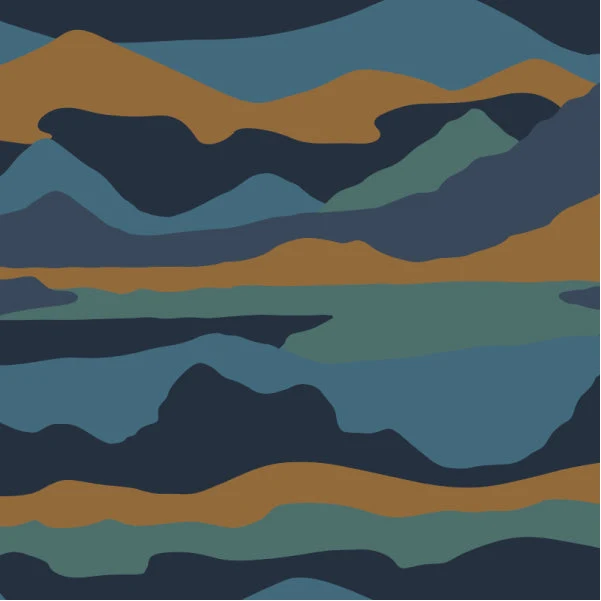 Waves Sherpa Lined Surf-Poncho - Scenic Navy