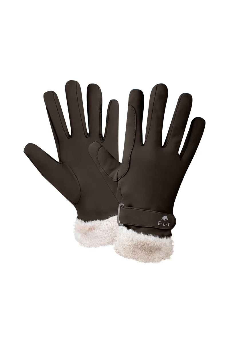 St. Moritz Reithandschuh Espresso M