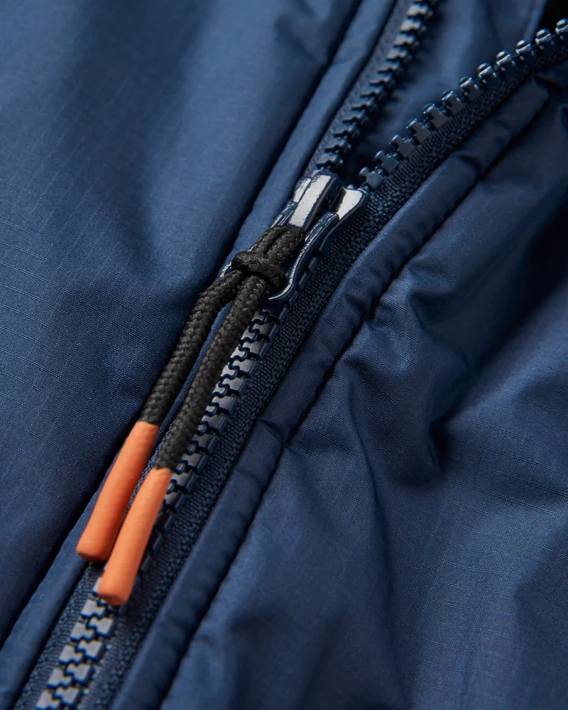 Waves Sherpa Lined Surf-Poncho - Rich Navy