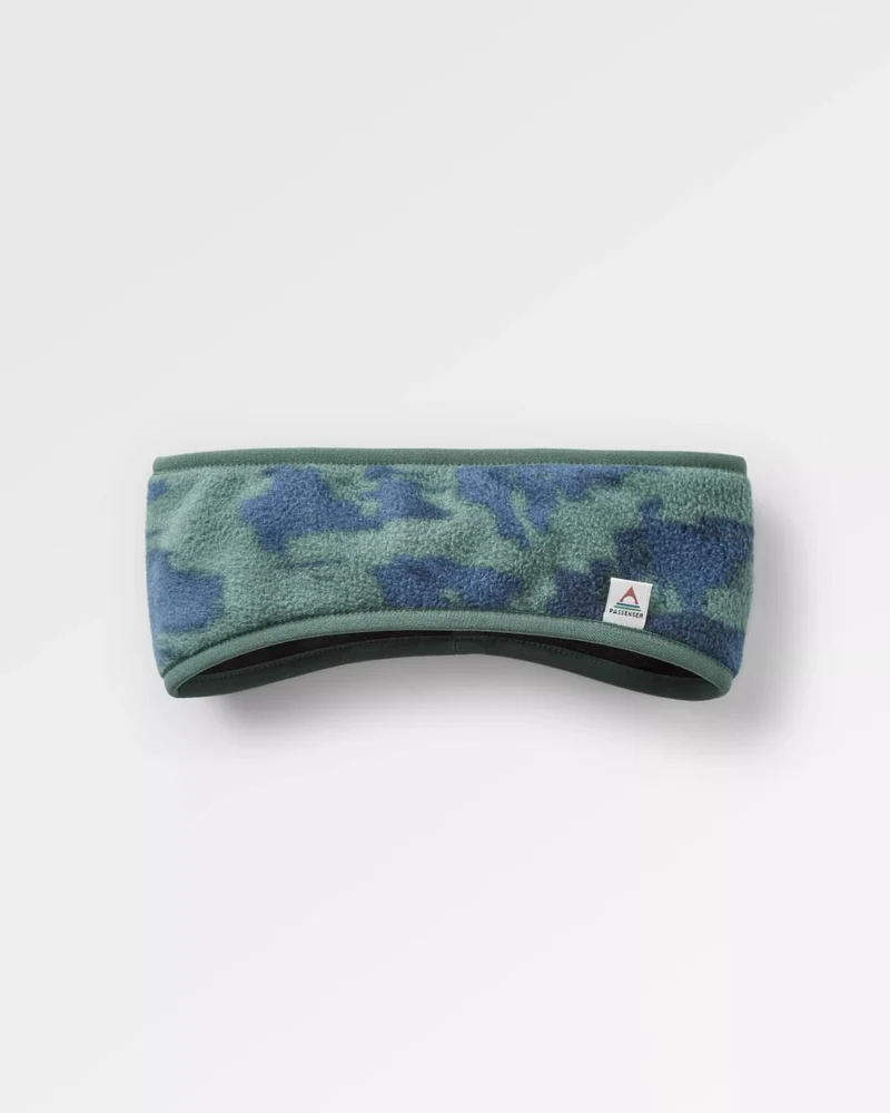 Larch Polar Fleece Stirnband - Oak Patch Deep Ocean