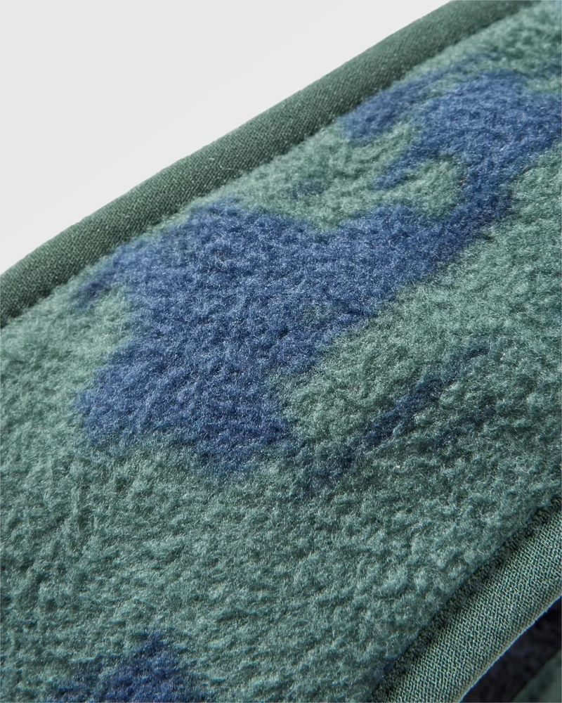 Larch Polar Fleece Stirnband - Oak Patch Deep Ocean