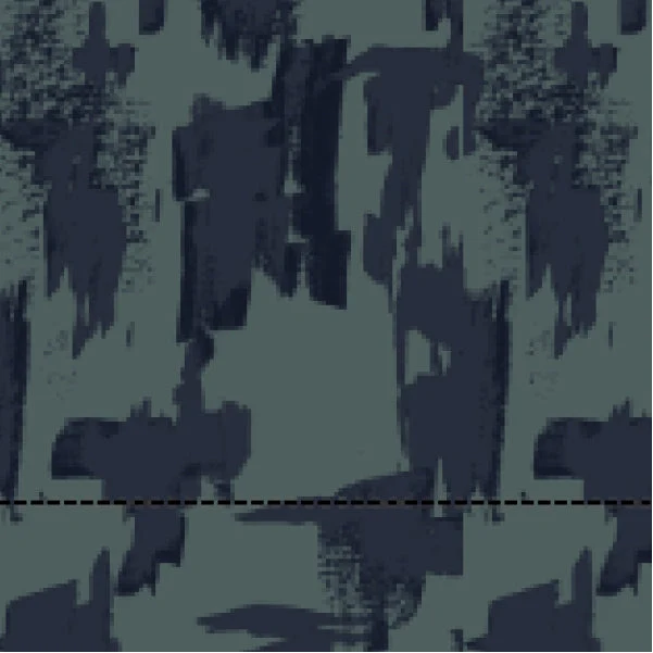 Larch Polar Fleece Stirnband - Oak Patch Deep Ocean