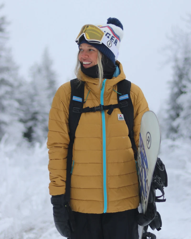 Pow Isolierte Jacke - Senfgelb