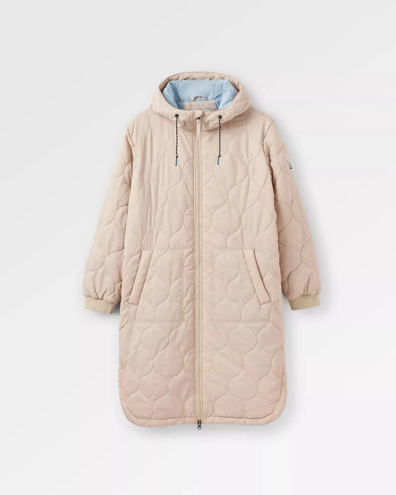 Flora Lange Isolierte Parka - White Pepper