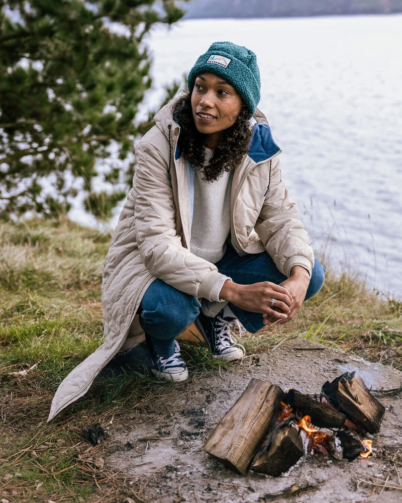 Flora Lange Isolierte Parka - White Pepper