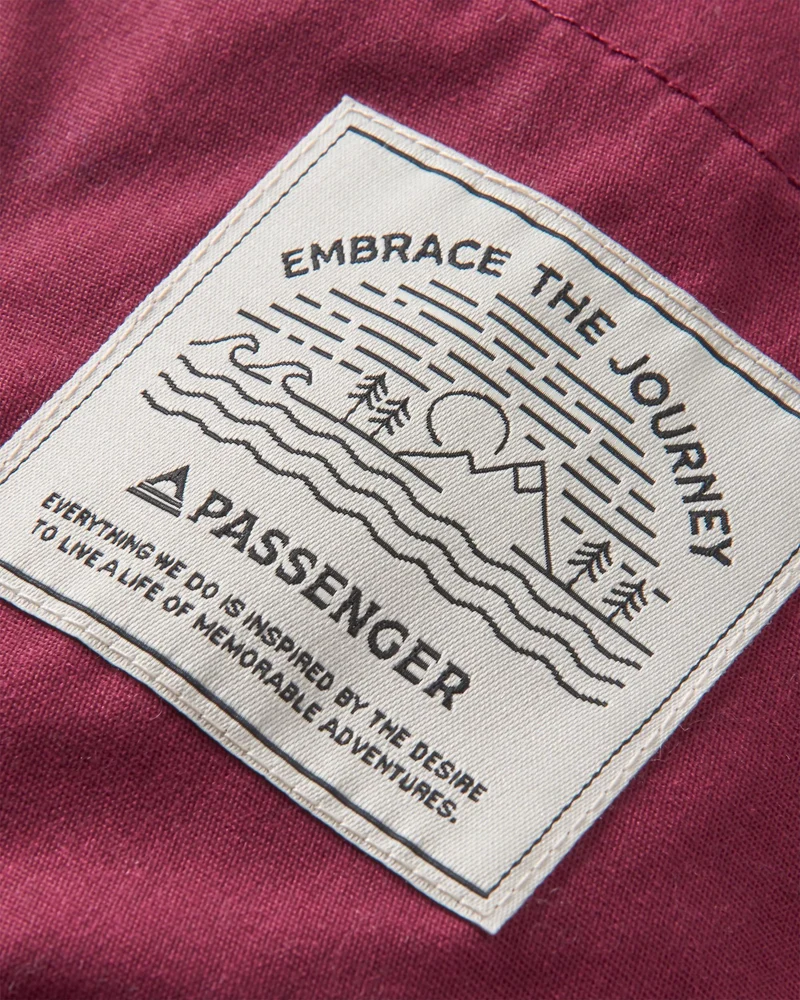 Discover Sherpa Lined Jacket - Weinrot