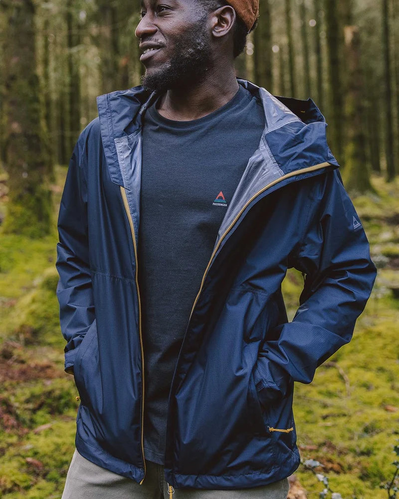 Echo Wasserabweisende Jacke - Tiefes Marineblau