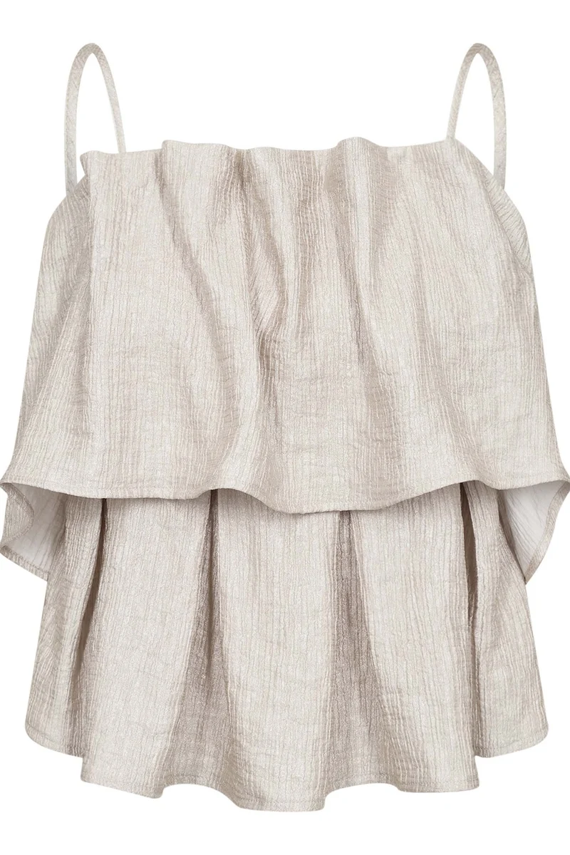 Cher Top 45190 | Silver | Top fra Co'couture