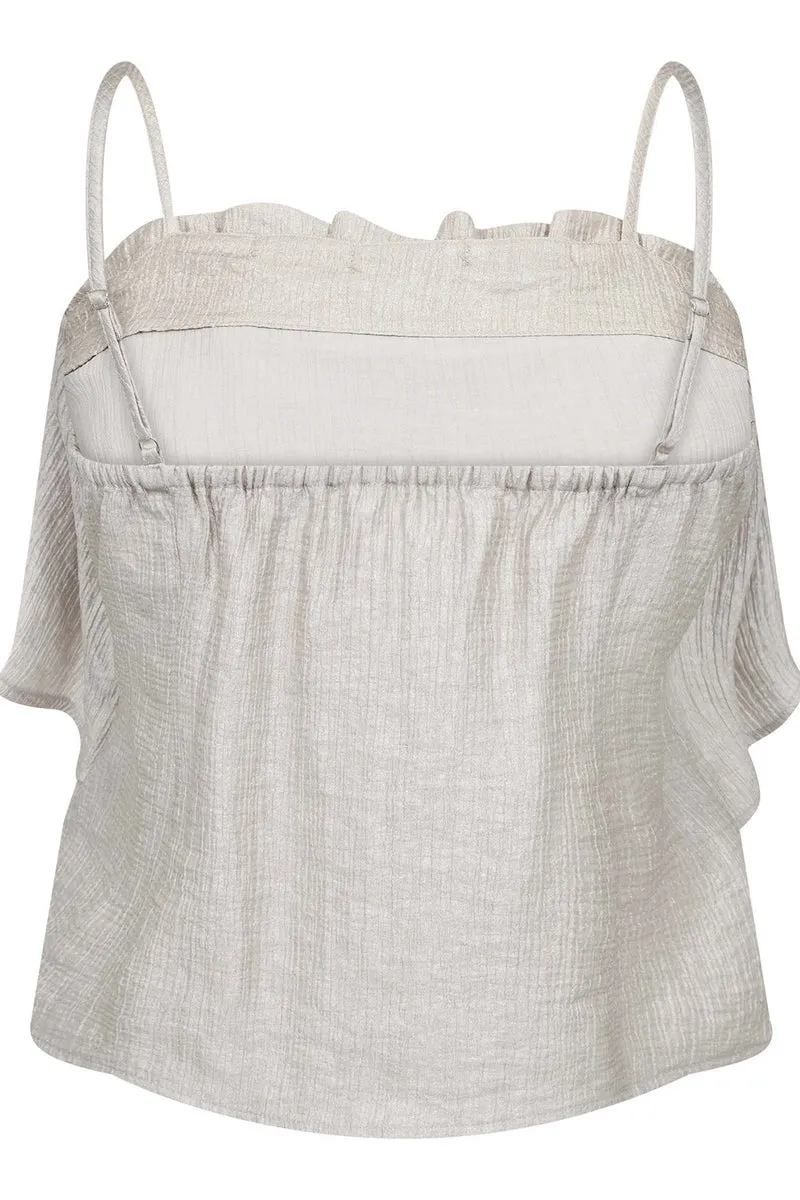 Cher Top 45190 | Silver | Top fra Co'couture