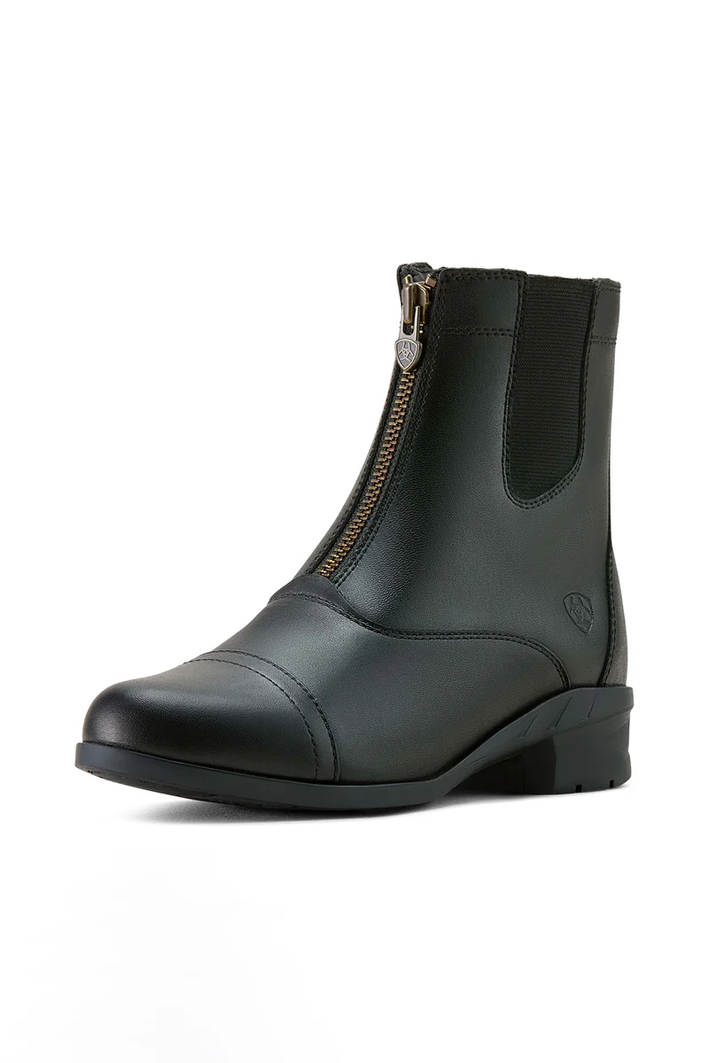 Scout Damen-Paddockstiefelette mit Frontreißverschluss Black 41
