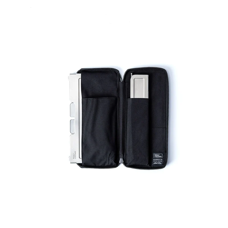 Wolf and Grizzly Feuer Safe - Edelstahl
