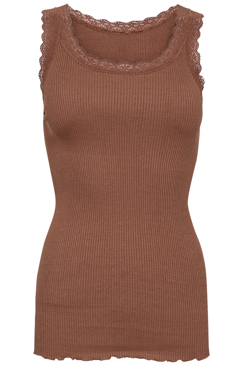Windsor Silk Top | Toffee | Top fra Statebird