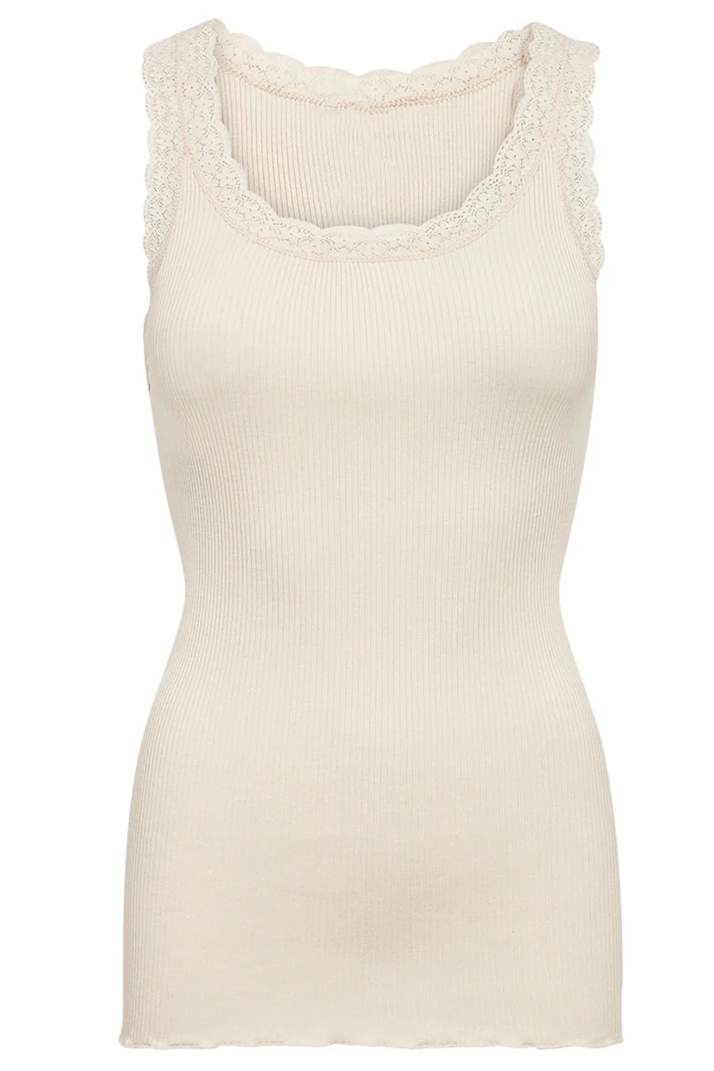 Windsor Silk Top | Offwhite | Top fra Statebird