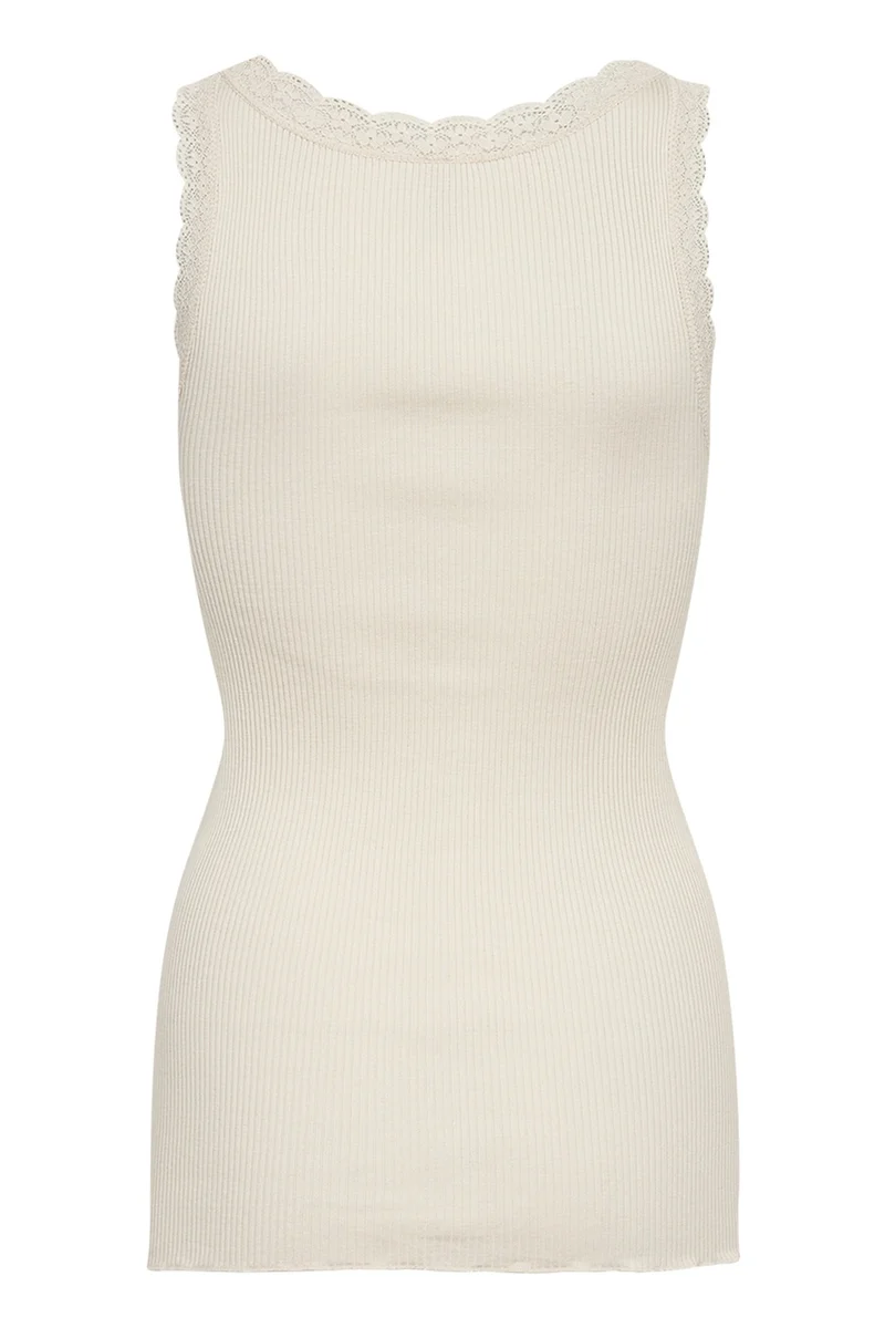 Windsor Silk Top | Offwhite | Top fra Statebird