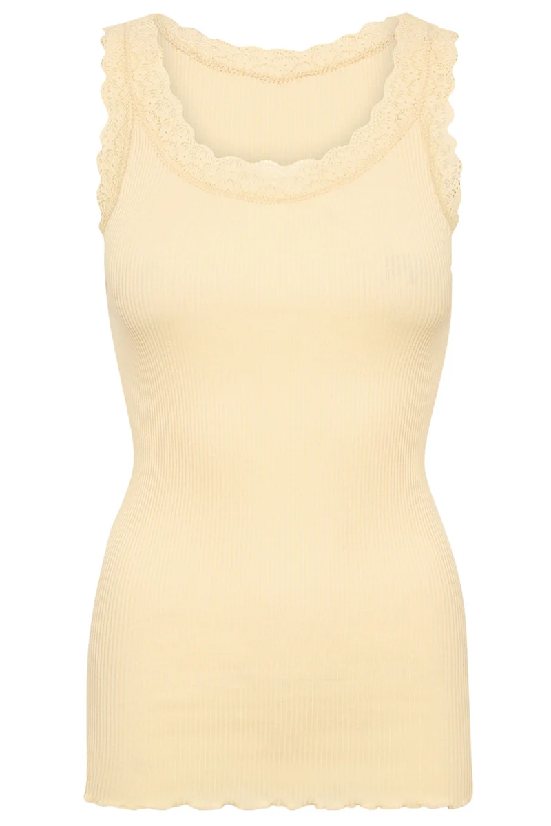 Windsor Silk Top | Gul | Top fra Statebird