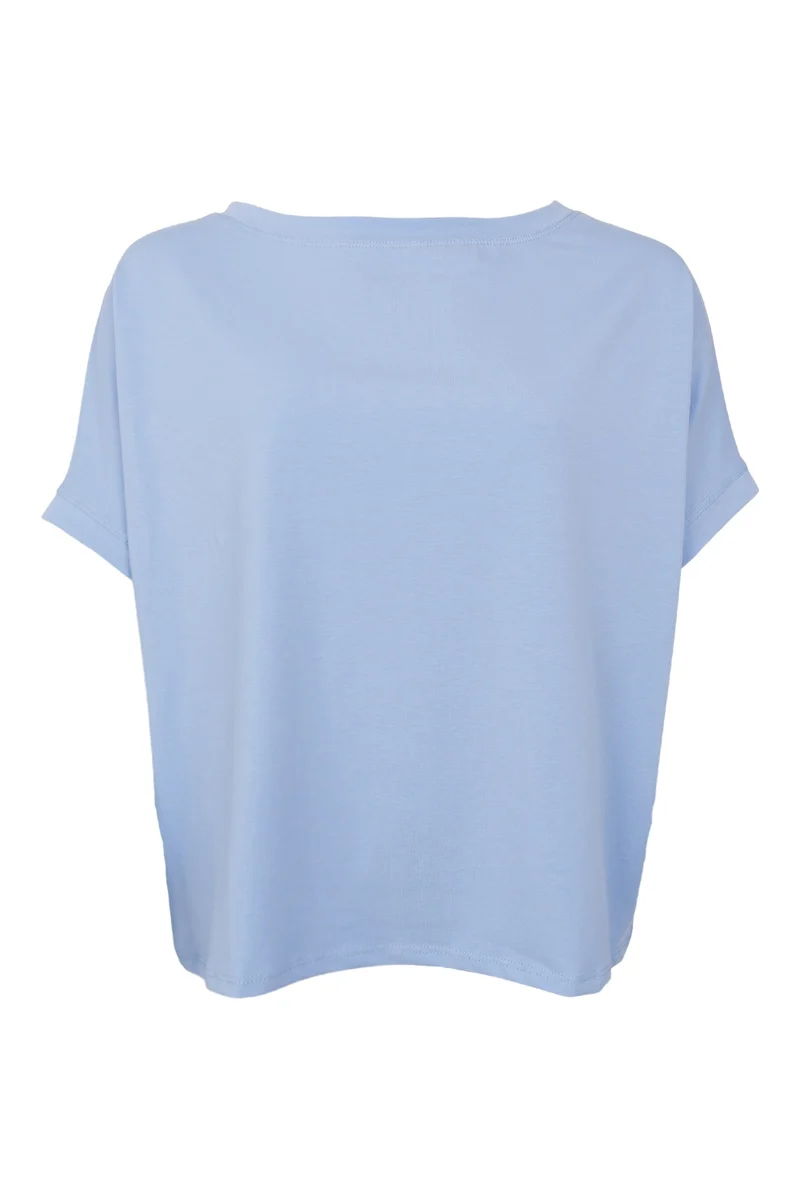May Loose Blouse | Lt. Blue | Top fra Black Colour