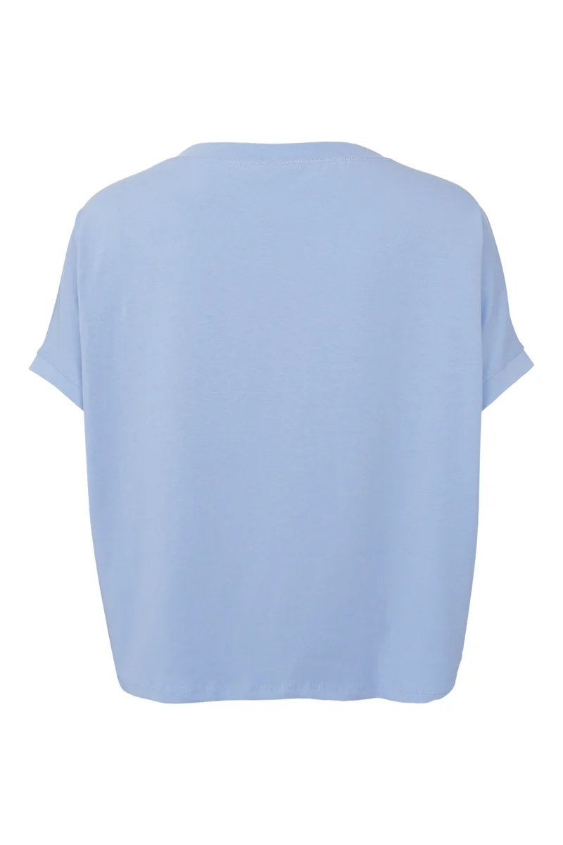 May Loose Blouse | Lt. Blue | Top fra Black Colour