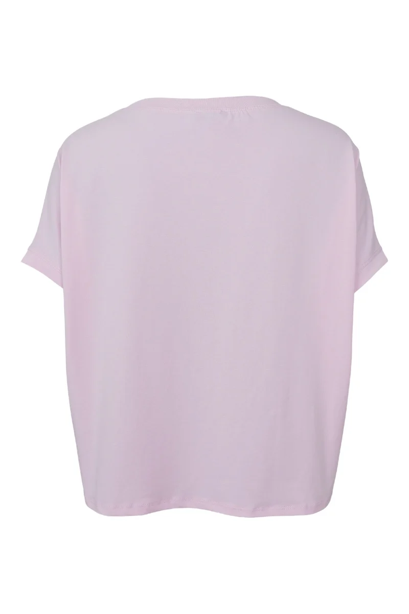 May Loose Blouse | Baby Rose | Top fra Black Colour