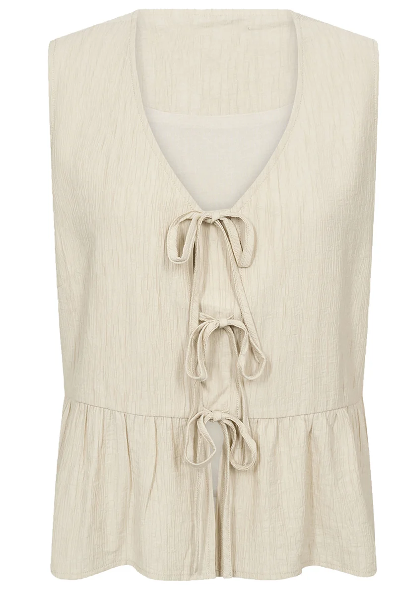 Rama Tie Top | Sand | Top fra Statebird
