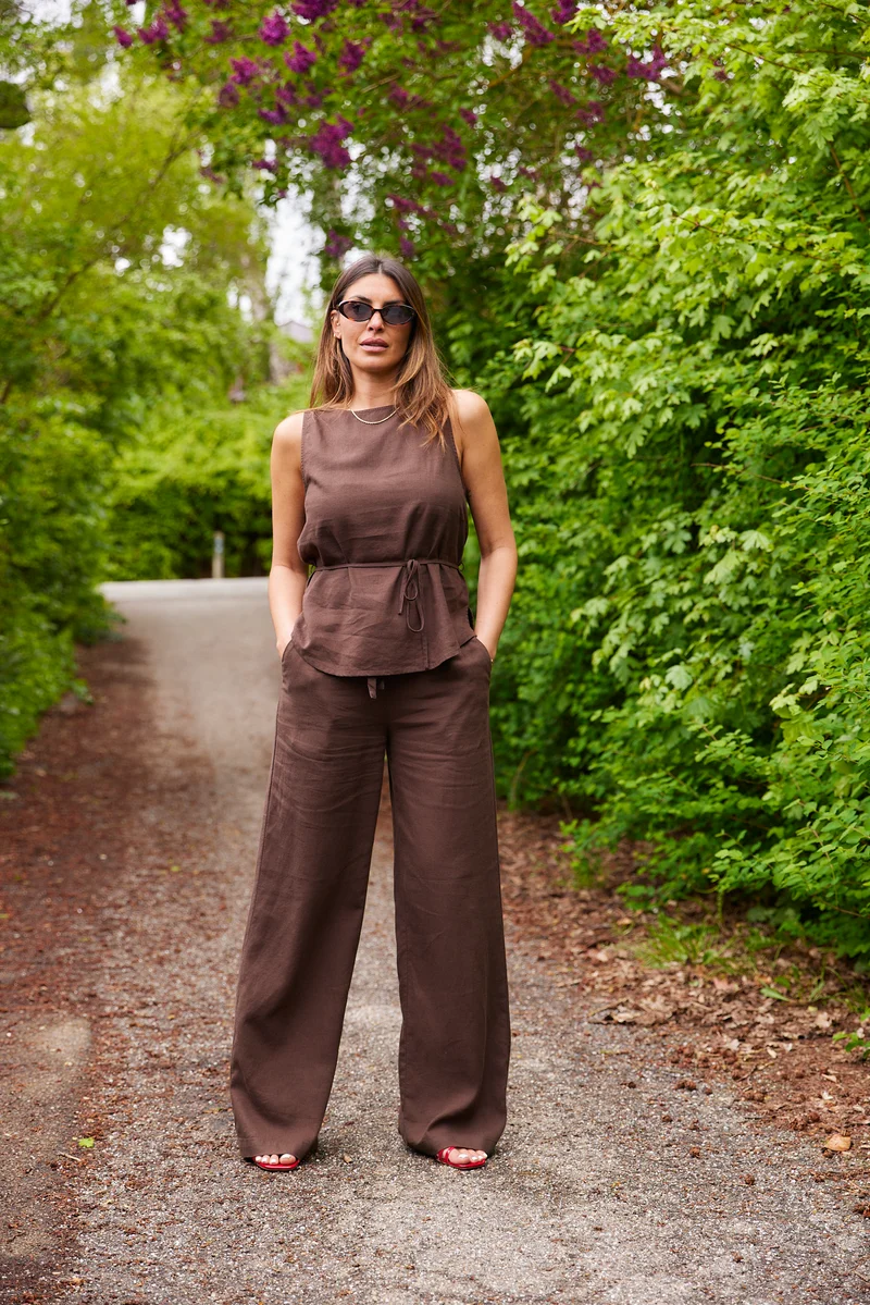 Chloe Coco Top | Brun | Top fra French Laundry