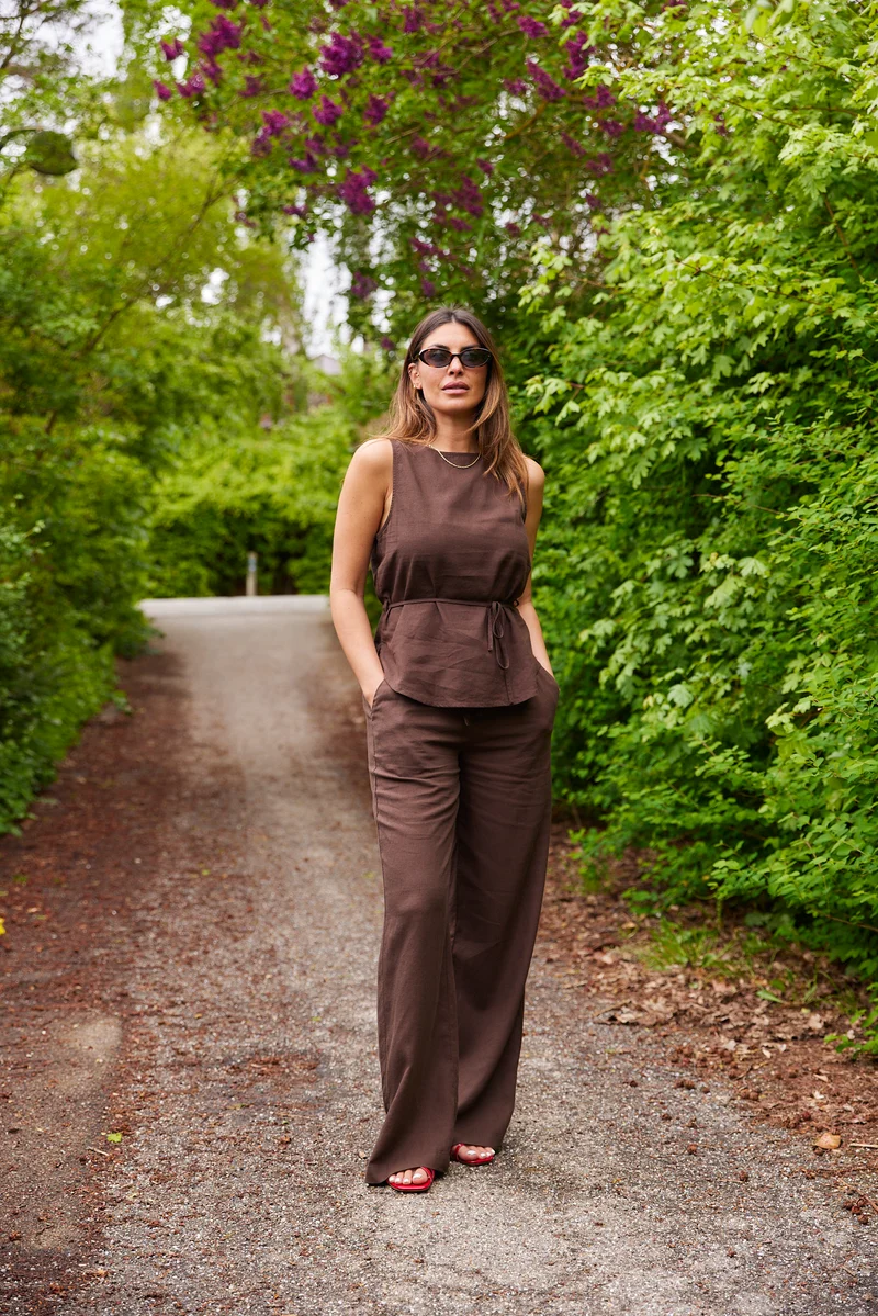 Chloe Coco Top | Brun | Top fra French Laundry