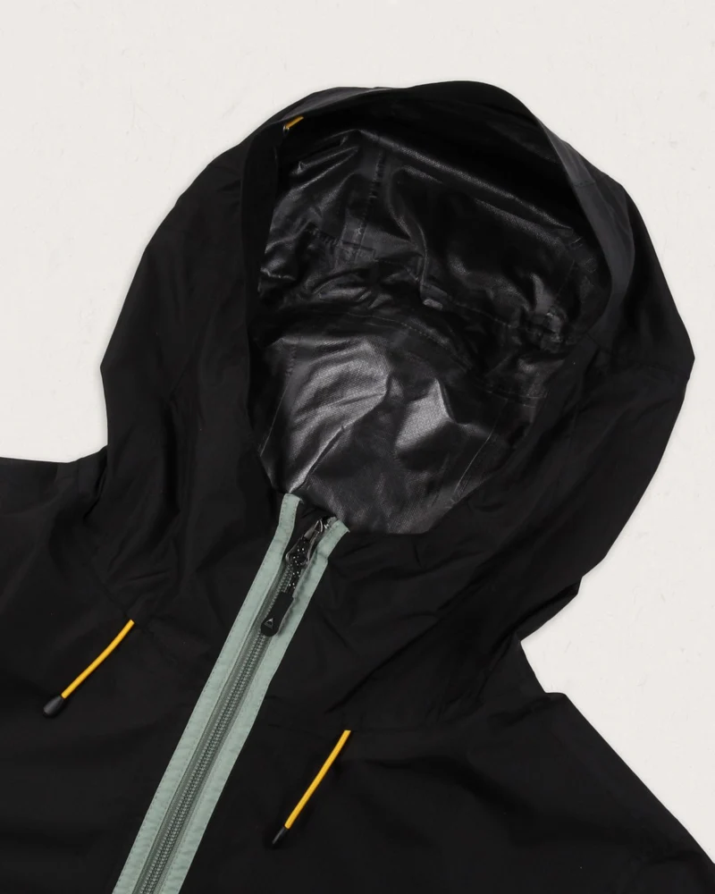 Flow 1/2 Zip wasserabweisende Jacke - True Black/Pistachio