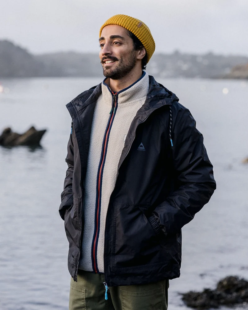 Tallows wasserabweisende Jacke - True Black