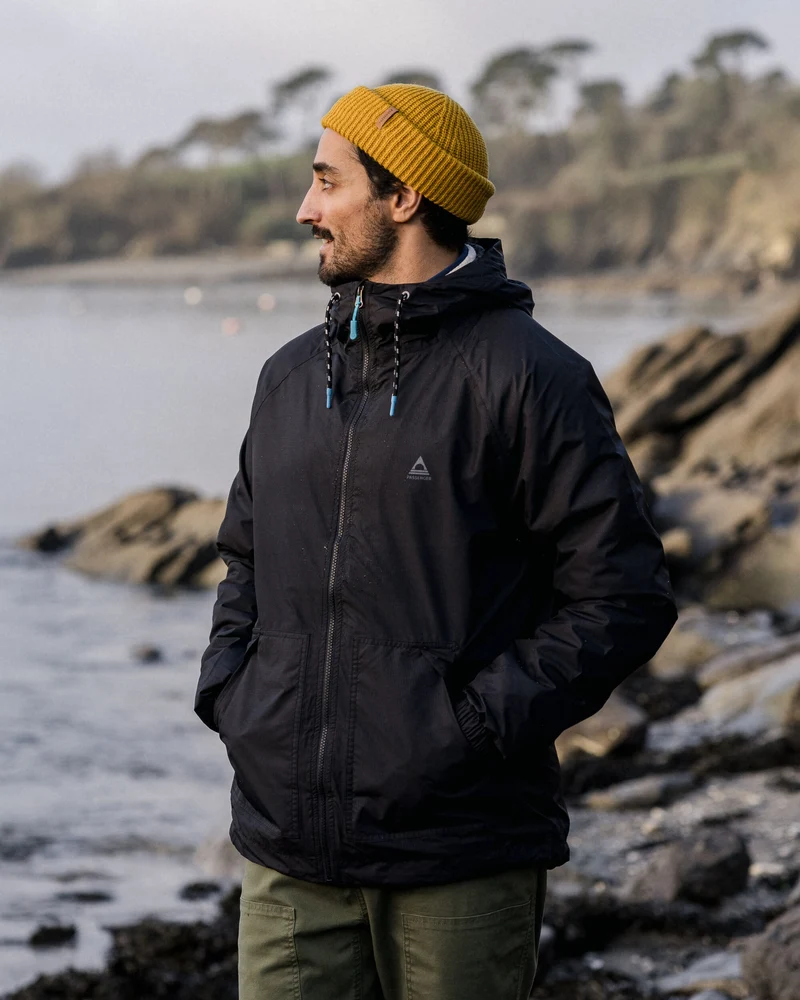 Tallows wasserabweisende Jacke - True Black