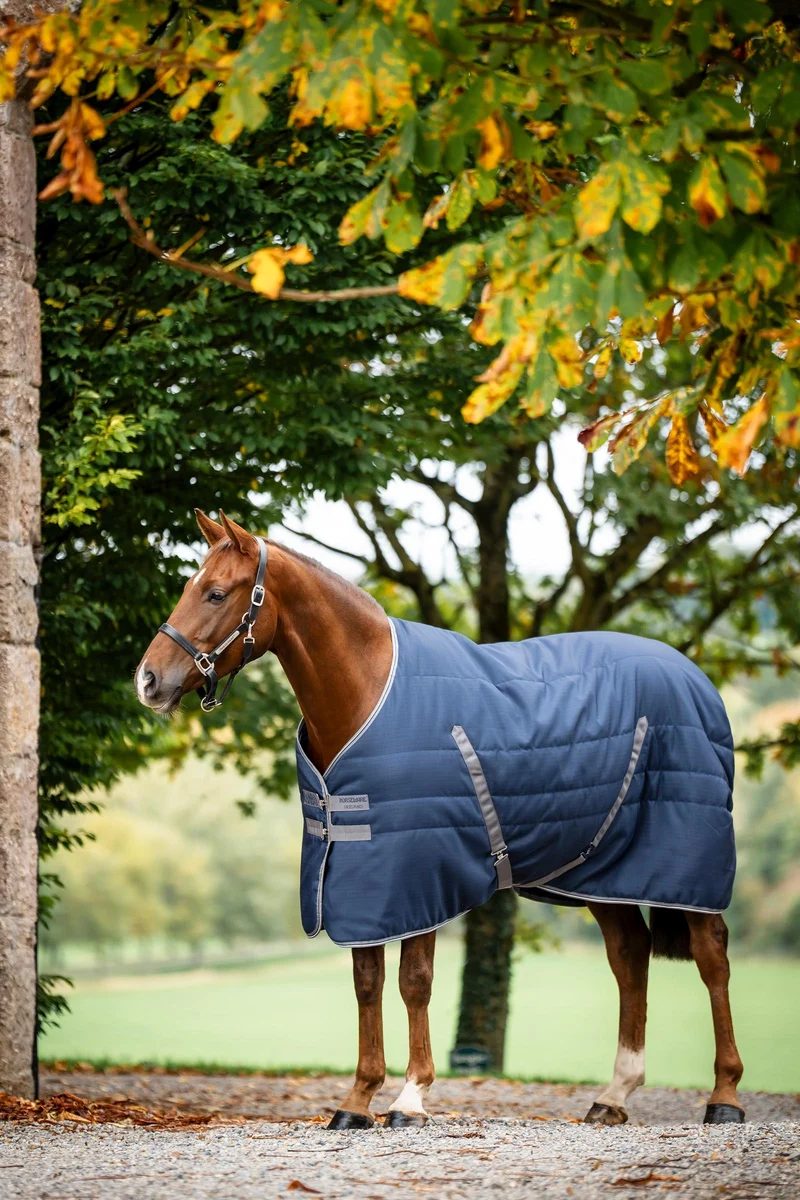 Rambo Stalldecke, 400 g Navy/Thunderstorm Grey/Silver 140