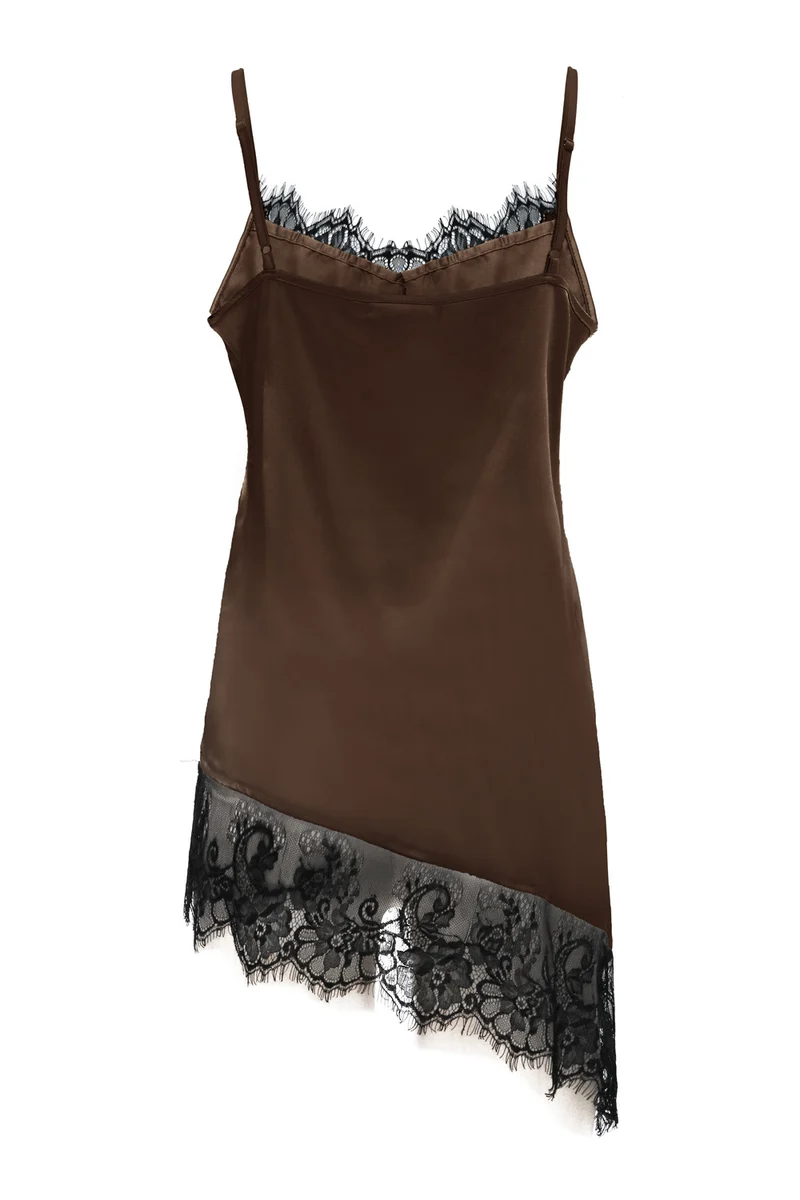 Lola Asymteric Top | Choco Brown | Top fra Liberté