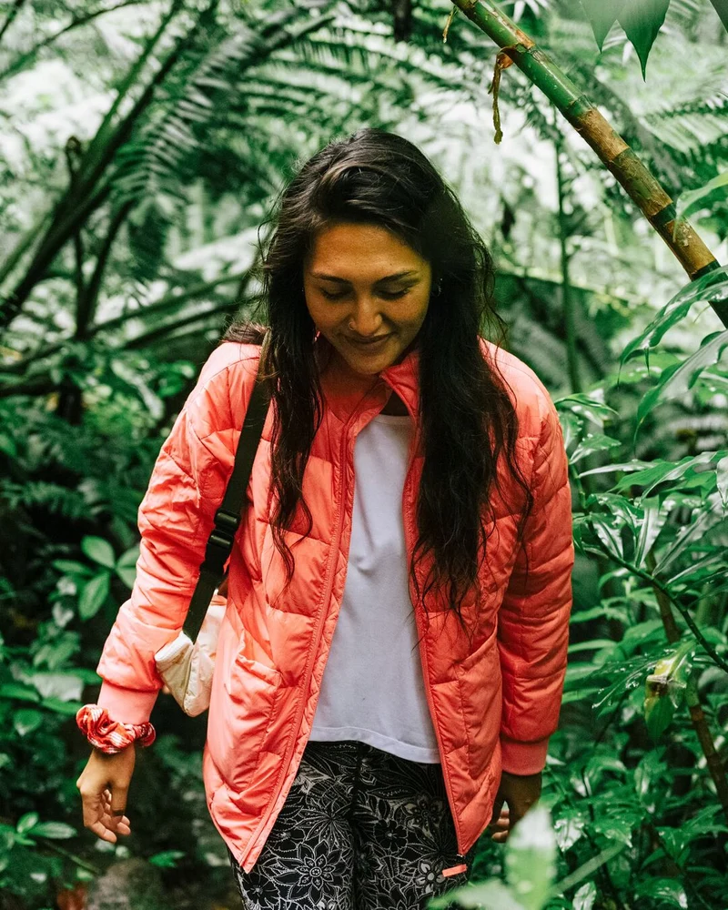 Lorelei Oversized Isolierte Jacke - Muschelrosa