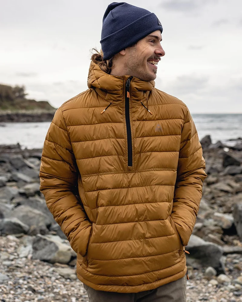 Crest Isolierte Jacke - Goldbraun