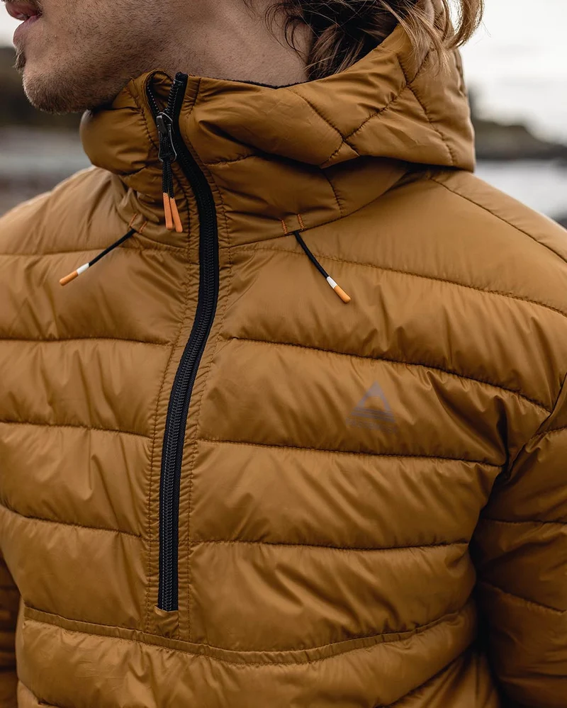 Crest Isolierte Jacke - Goldbraun