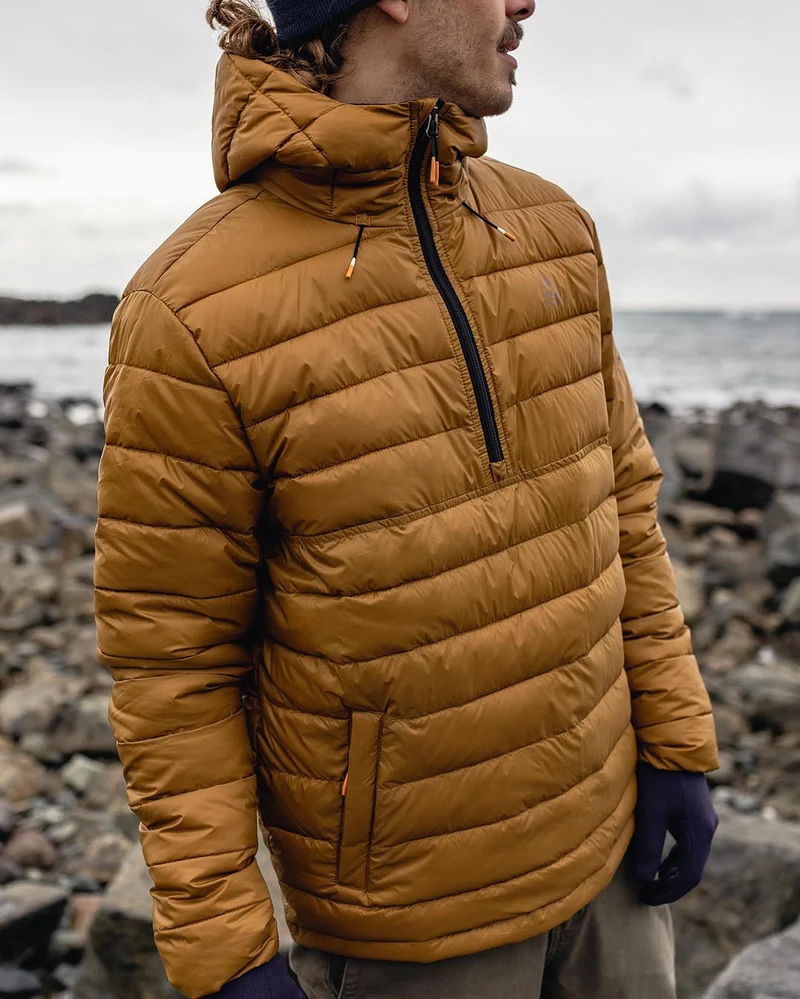Crest Isolierte Jacke - Goldbraun
